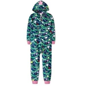 Cat &‎ Jack Girls' 'Christmas Tree' Union Suit